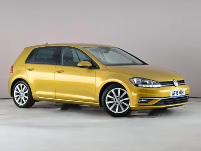 Used VW Golf VII GT 150 HP (110 kW) 2018 Yellow Hatchback