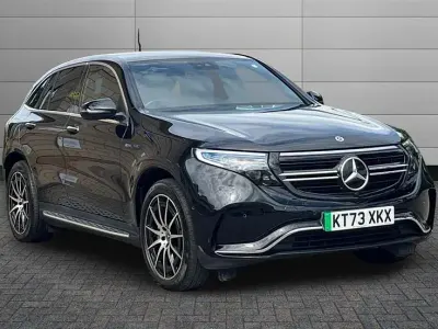 Used Mercedes EQC400 AMG line 300 kW (408 HP) 2023 Obsidian black SUV