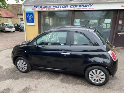 Used Fiat 500 Pop 69 HP (50 kW) 2011 Black Hatchback