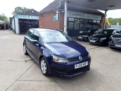 Usado VW Polo SE 85 HP (62 kW) 2010 Azul Citadino
