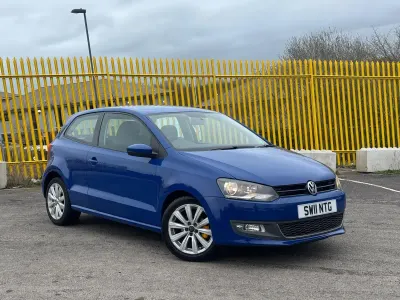 Used VW Polo SEL 105 HP (77 kW) 2011 Blue Hatchback
