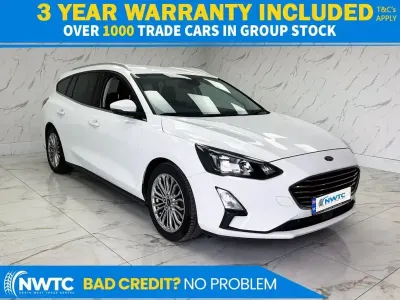 Used Ford Focus Titanium X 120 HP (88 kW) 2019 White Estate