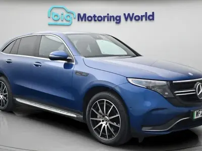 Used Mercedes EQC400 AMG line 300 kW (408 HP) 2022 Blue SUV