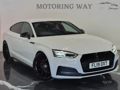 Used Audi A5 Sportback Black Edition 2019 White Hatchback