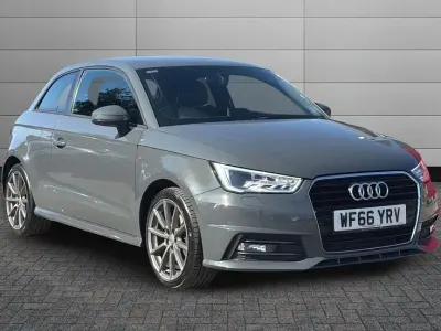 Used Audi A1 S-Line 123 HP (90 kW) 2016 Grey Hatchback
