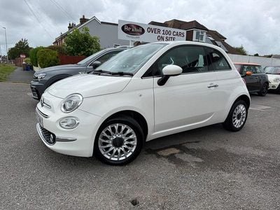 Used Fiat 500 Lounge 69 HP (50 kW) 2017 White Hatchback