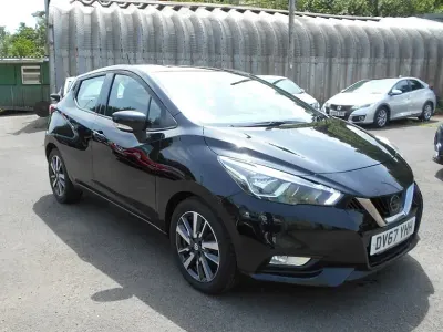 Used Nissan Micra Acenta 90 HP (66 kW) 2017 Black Hatchback