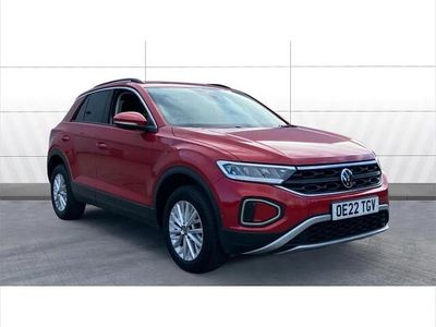 Used VW T-Roc Life 150 HP (110 kW) 2022 Red SUV