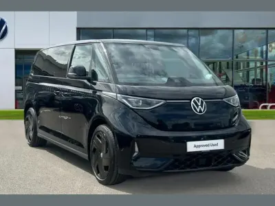 New VW ID. Buzz GTX 250 kW (340 HP) 2026 Deep black pearl effect MPV