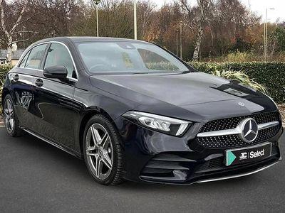 Begagnad Mercedes A200 AMG line 161 HK (118 kW) 2018 Svart Halvkombi