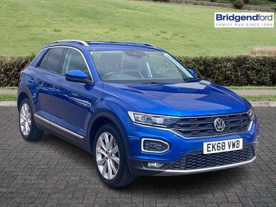 Blue Used 2018 VW T-Roc SEL SUV | £16,600 (Fair price)