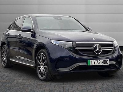 Used Mercedes EQC400 AMG line 300 kW (408 HP) 2023 Cavansite blue SUV
