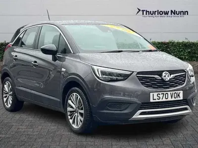 Used Vauxhall Crossland X S 110 HP (80 kW) 2020 Moonstone grey SUV