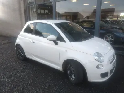 Begagnad Fiat 500 S 69 HK (50 kW) 2014 Vit Halvkombi