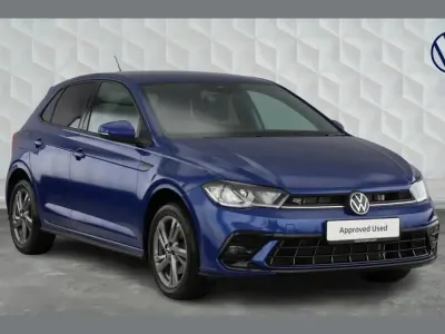 Used VW Polo R-line 110 HP (80 kW) 2024 Blue Hatchback