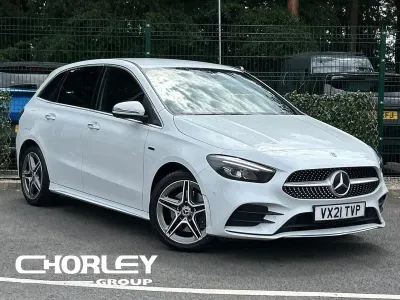Used Mercedes B250 AMG line 218 HP (160 kW) 2021 White Hatchback