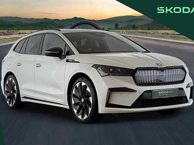 White Used 2022 Skoda Enyaq iV SportLine SUV | £25,690 (Fair price)