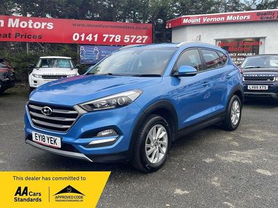 Blue Used 2018 Hyundai Tucson SE SUV | £9,995 (Good price)