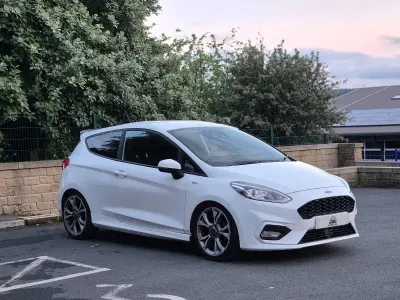 Used Ford Fiesta ST-Line 100 HP (73 kW) 2018 White Hatchback