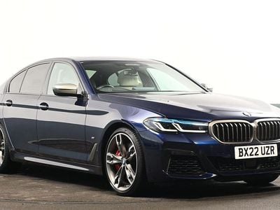 Used BMW M550 Comfort Edition 523 HP (384 kW) 2022 Blue Sedan