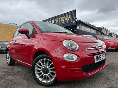 Used Fiat 500 Pop Star 69 HP (50 kW) 2016 Red Hatchback