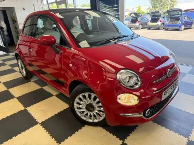 Used Fiat 500 Lounge 69 HP (50 kW) 2016 Red Hatchback