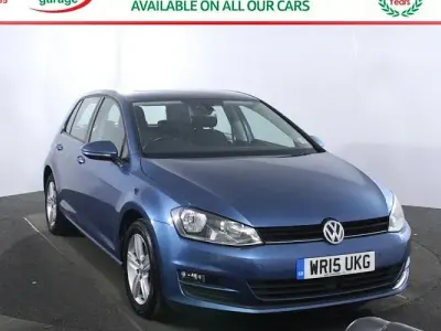 Used VW Golf VII Match 122 HP (89 kW) 2015 Blue Hatchback