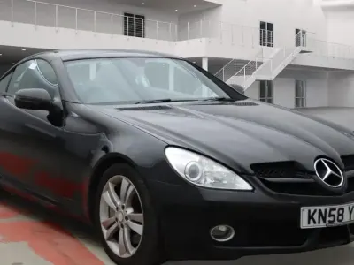 Usado Mercedes SLK350 2008 Preto Cabrios