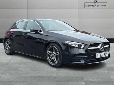 Used Mercedes A180 AMG line 116 HP (85 kW) 2019 Black Hatchback