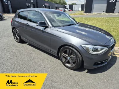 Used BMW 118 Sport Line 170 HP (125 kW) 2014 Grey Hatchback