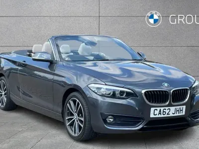 Used BMW 218 Sport Line 148 HP (108 kW) 2018 Grey Cabriolet