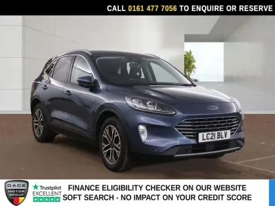 Used Ford Kuga Titanium 225 HP (165 kW) 2021 Blue SUV