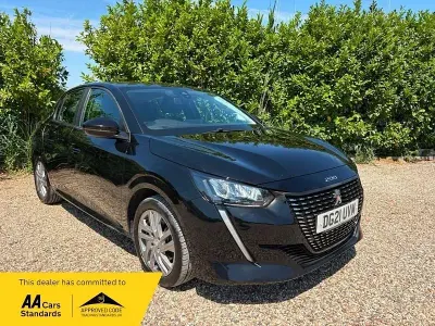 Used Peugeot 208 Active 100 HP (73 kW) 2021 Black Hatchback