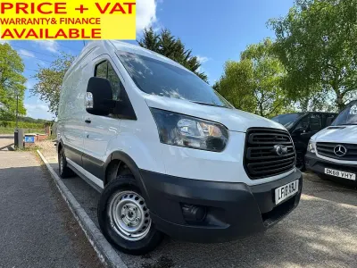 Used Ford Transit 170 HP (125 kW) 2018 White Van