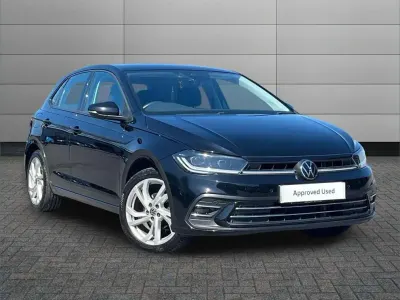Used VW Polo Style 95 HP (69 kW) 2022 Black Hatchback
