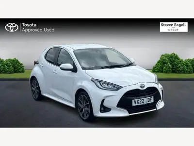 Used Toyota Yaris Hybrid 2022 White Hatchback