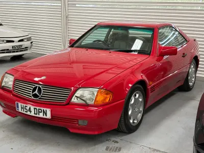 Used Mercedes S300 1991 Red Sedan