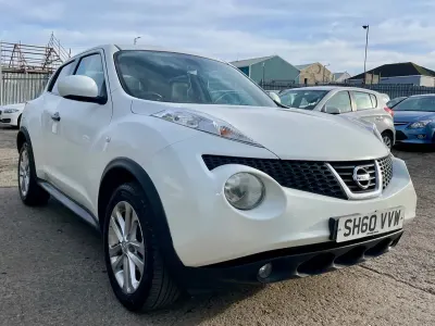 Used Nissan Juke Tekna 110 HP (80 kW) 2010 White SUV