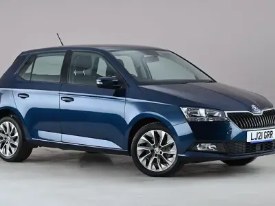 Used Skoda Fabia SE Drive 95 HP (69 kW) 2021 Blue Hatchback