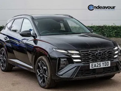 Second-hand Hyundai Tucson N Line 215 CP (158 kW) 2025 Negru SUV