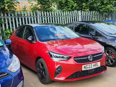 Used Vauxhall Corsa Edition 75 HP (55 kW) 2022 Red Hatchback