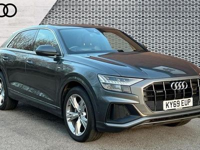 Grey Used 2019 Audi Q8 S-Line SUV | £33,798 (Fair price)