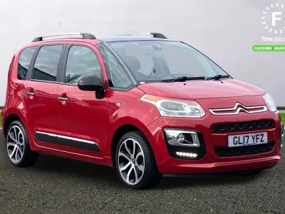 Używany Citroën C3 Picasso Platinum 100 KM (73 kW) 2017 Czerwony Minivan