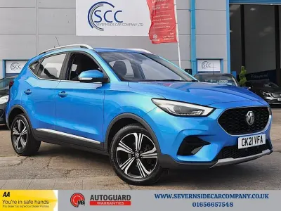 Usado MG ZS Excite 106 HP (77 kW) 2021 Azul SUV