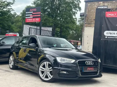 Used Audi A3 S-Line 2013 Black Hatchback