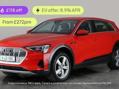 Red Used 2021 Audi e-tron Design SUV | £16,774 (Super price)