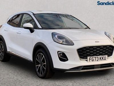 White Used 2023 Ford Puma Titanium Hatchback | £13,692 (Fair price)