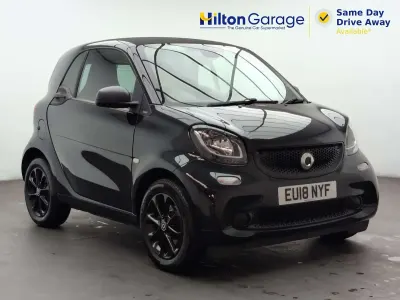 Used Smart ForTwo Coupé Passion 71 HP (52 kW) 2018 Black Coupe