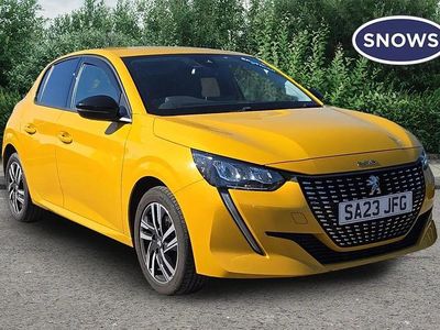 Used Peugeot 208 Allure+ 101 HP (74 kW) 2023 Yellow Hatchback