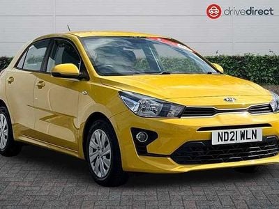 Metallic tropical yellow Used 2021 Kia Rio Hatchback | £9,475 (Good price)